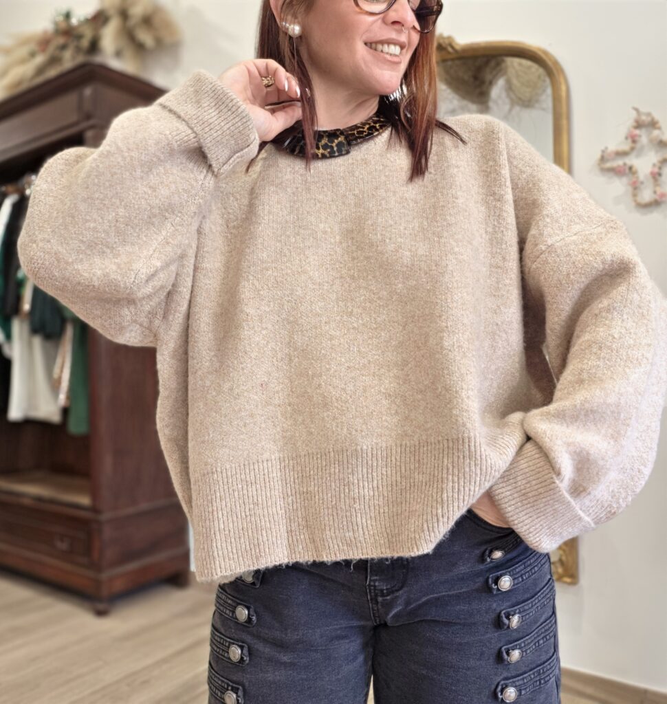 Pull beige - Louisa
