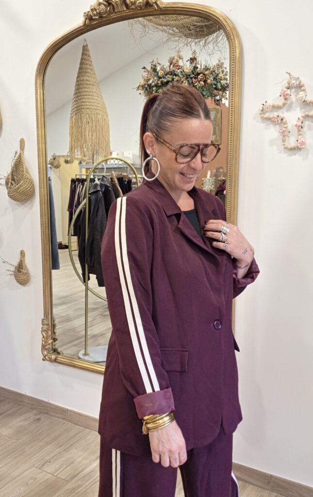 Veste bordeaux - Louisa