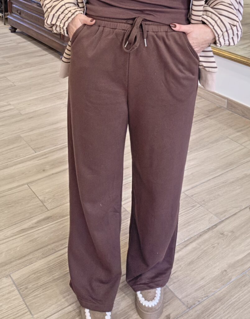 Pantalon jogging marron - Léa
