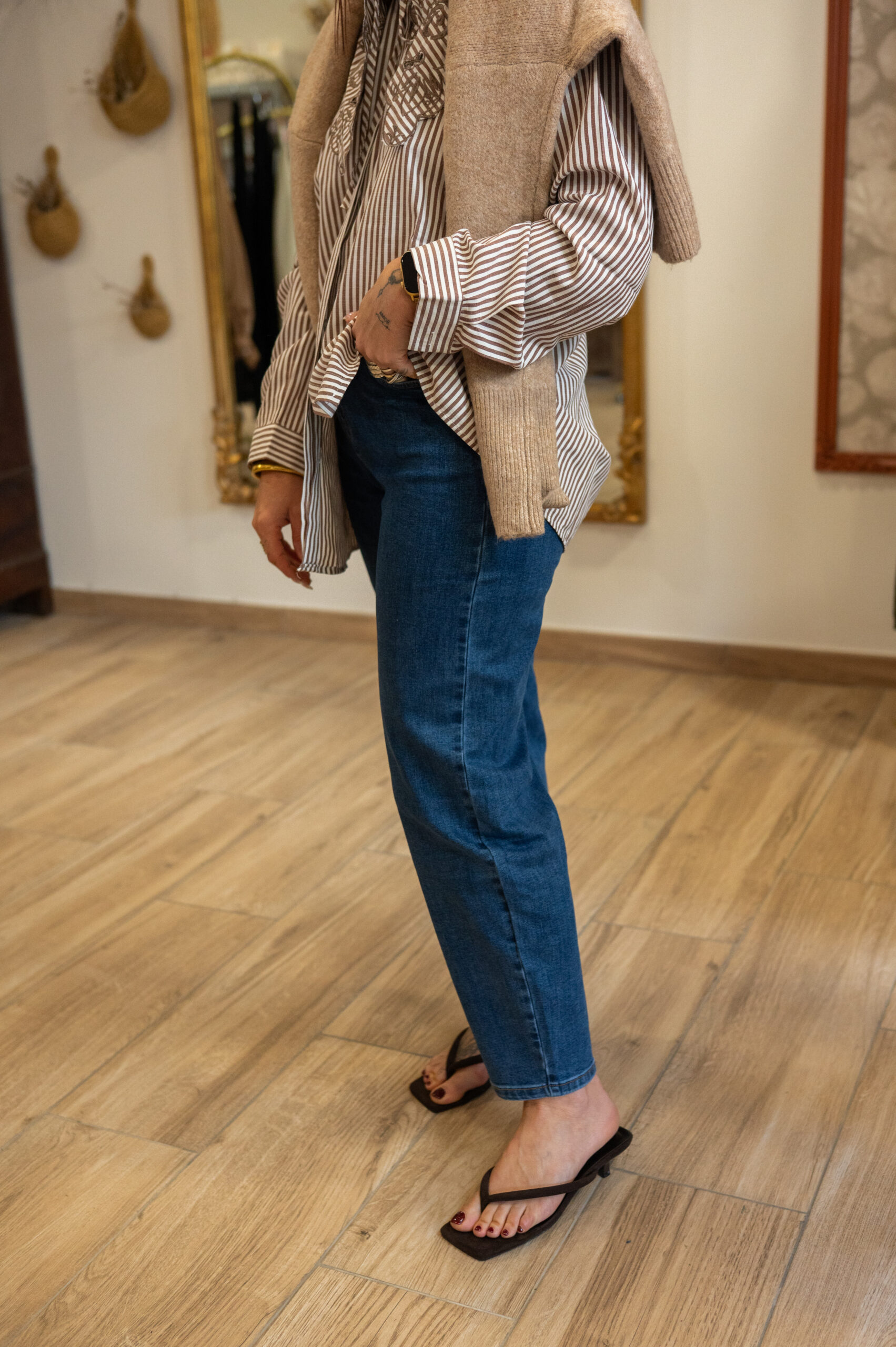 Jean Barrel fit bleu - Romy โ Image 2